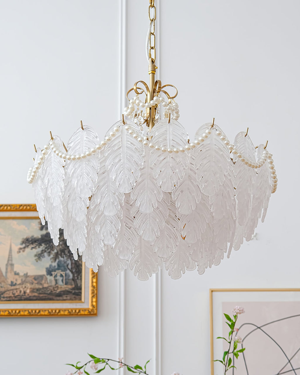 WINDSOR PLUME CRYSTAL LUMINAIRE