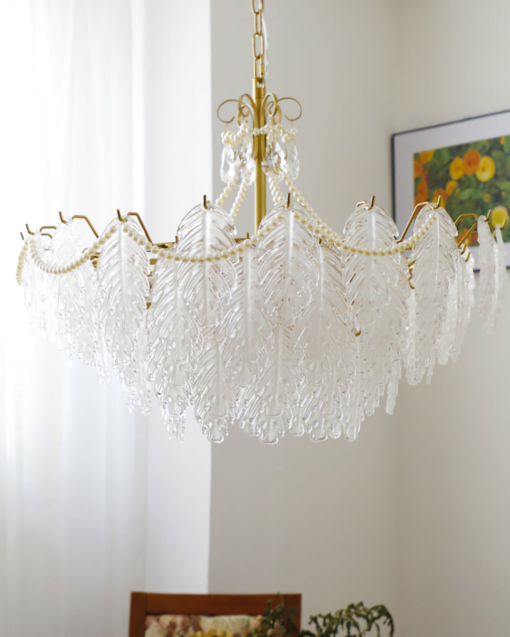 WINDSOR PLUME CRYSTAL LUMINAIRE
