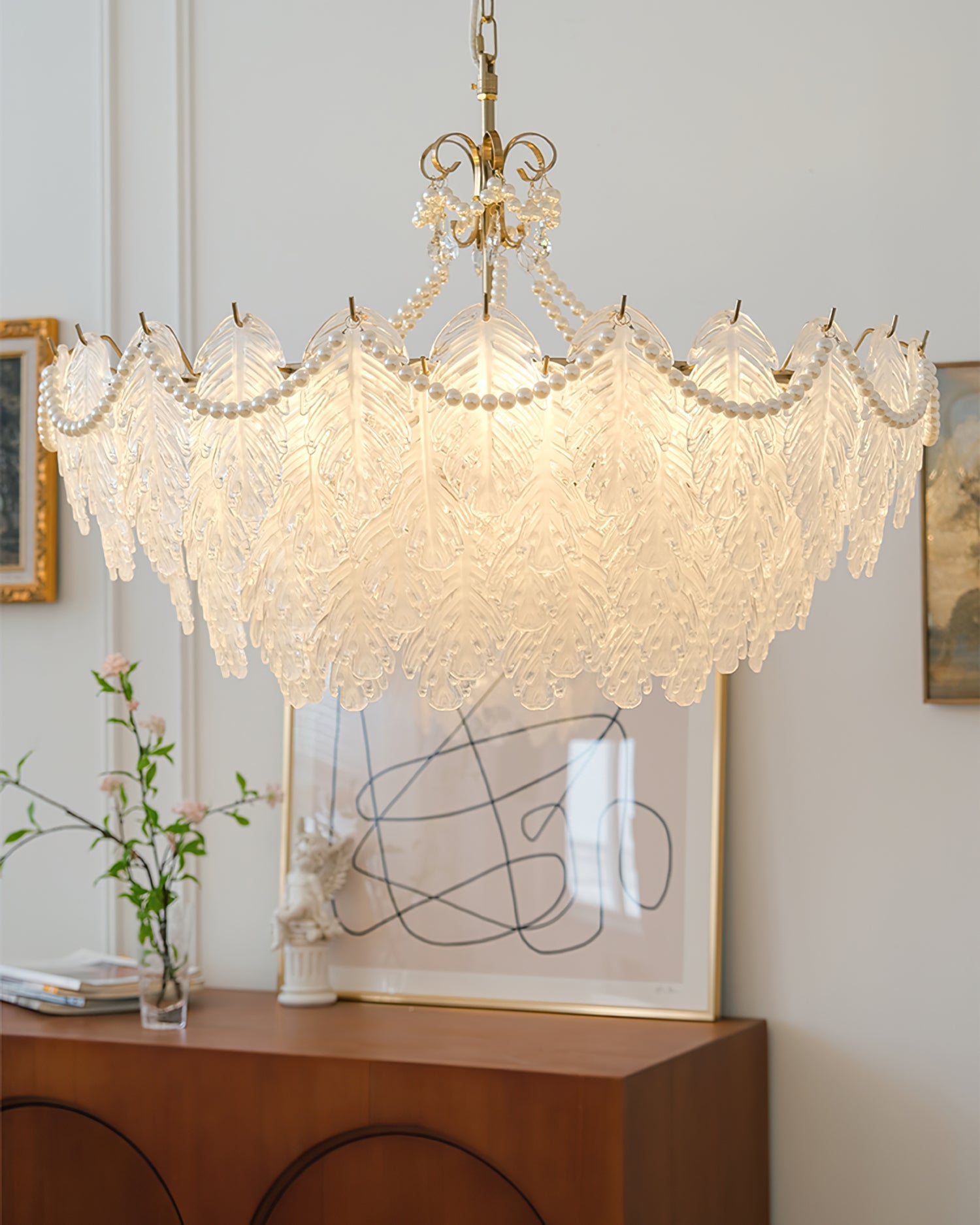 WINDSOR PLUME CRYSTAL LUMINAIRE