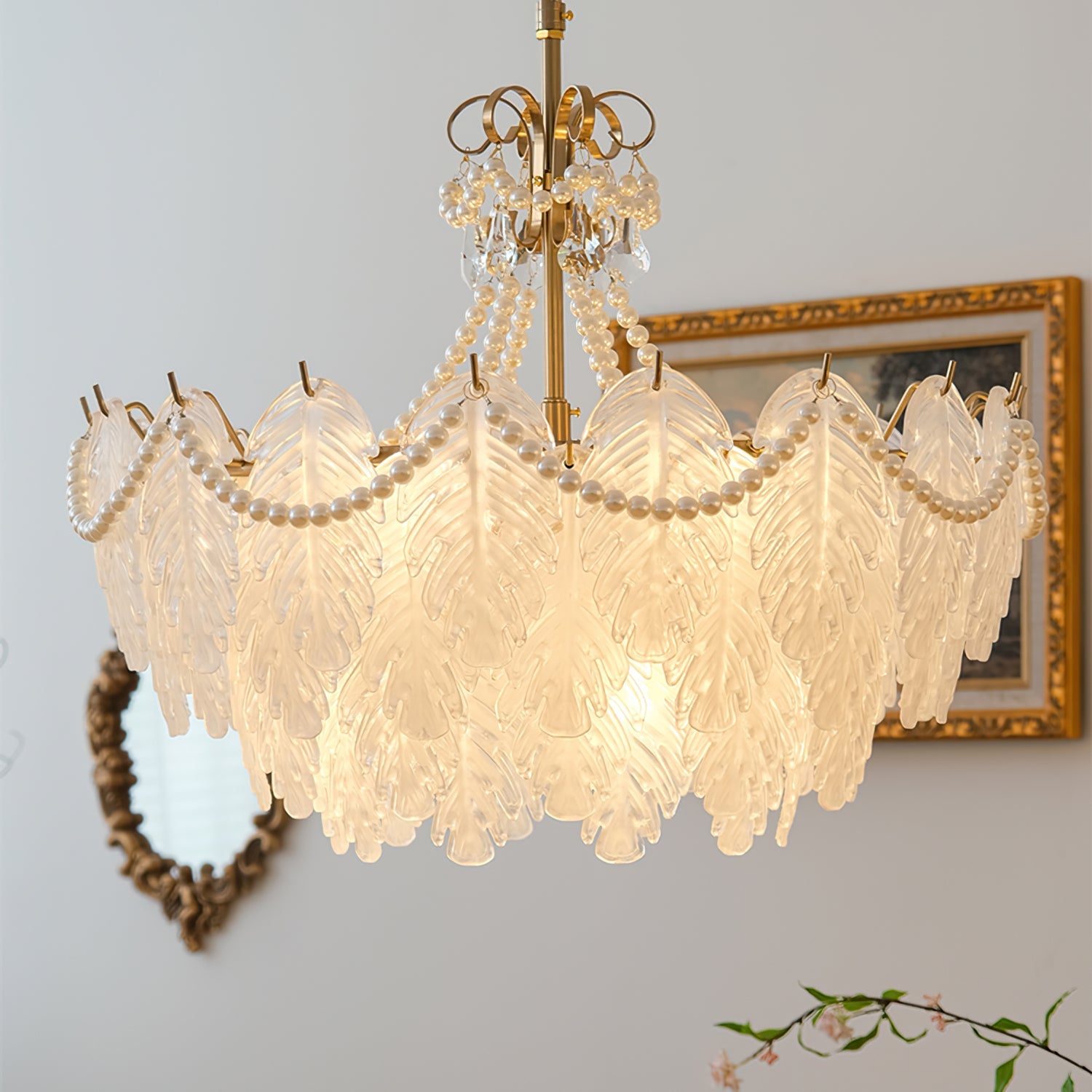 WINDSOR PLUME CRYSTAL LUMINAIRE