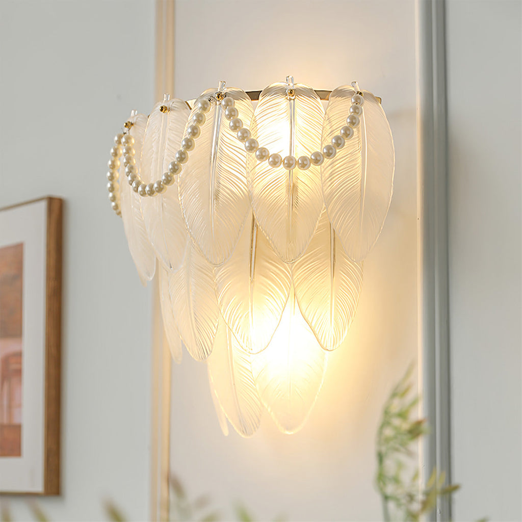 WINDSOR PLUME ILLUMINATED SCONCE