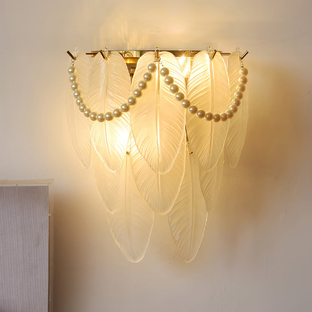WINDSOR PLUME ILLUMINATED SCONCE