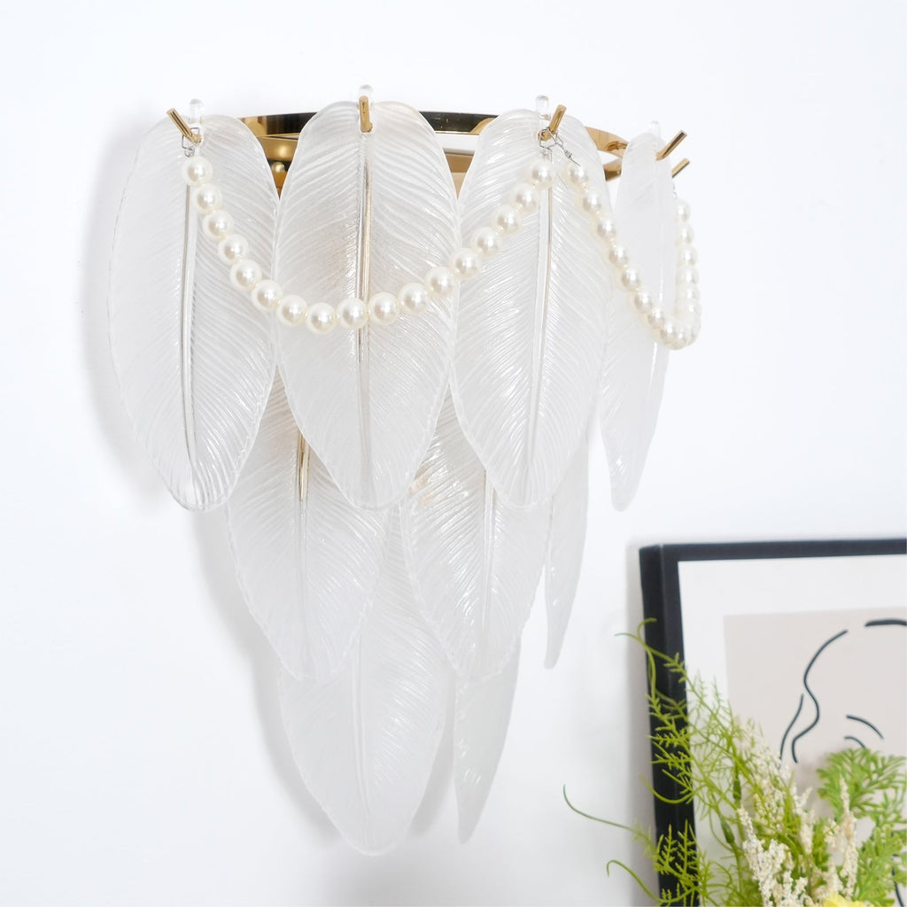 WINDSOR PLUME ILLUMINATED SCONCE