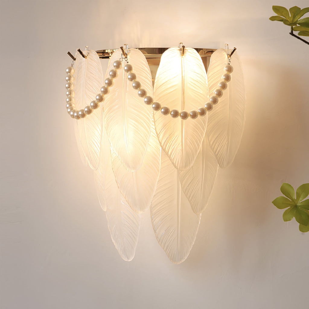 WINDSOR PLUME ILLUMINATED SCONCE