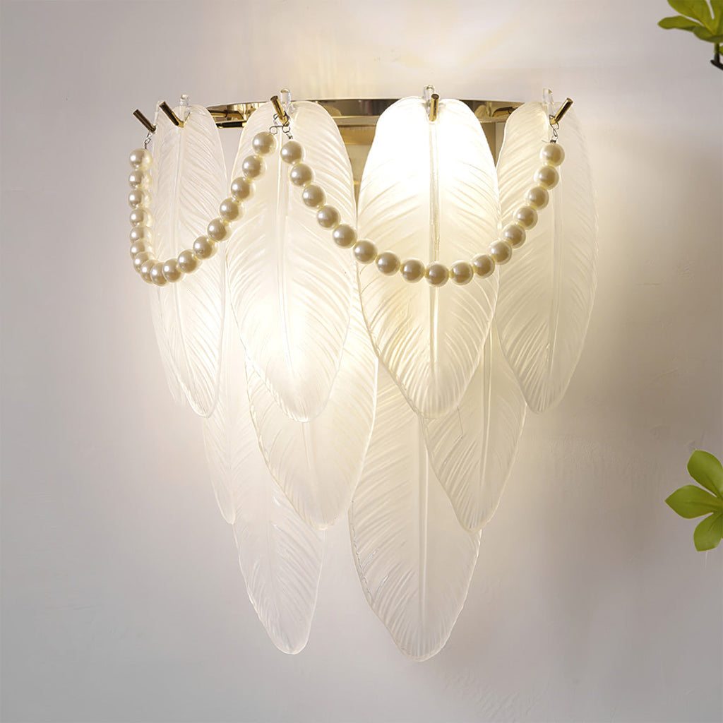 WINDSOR PLUME ILLUMINATED SCONCE