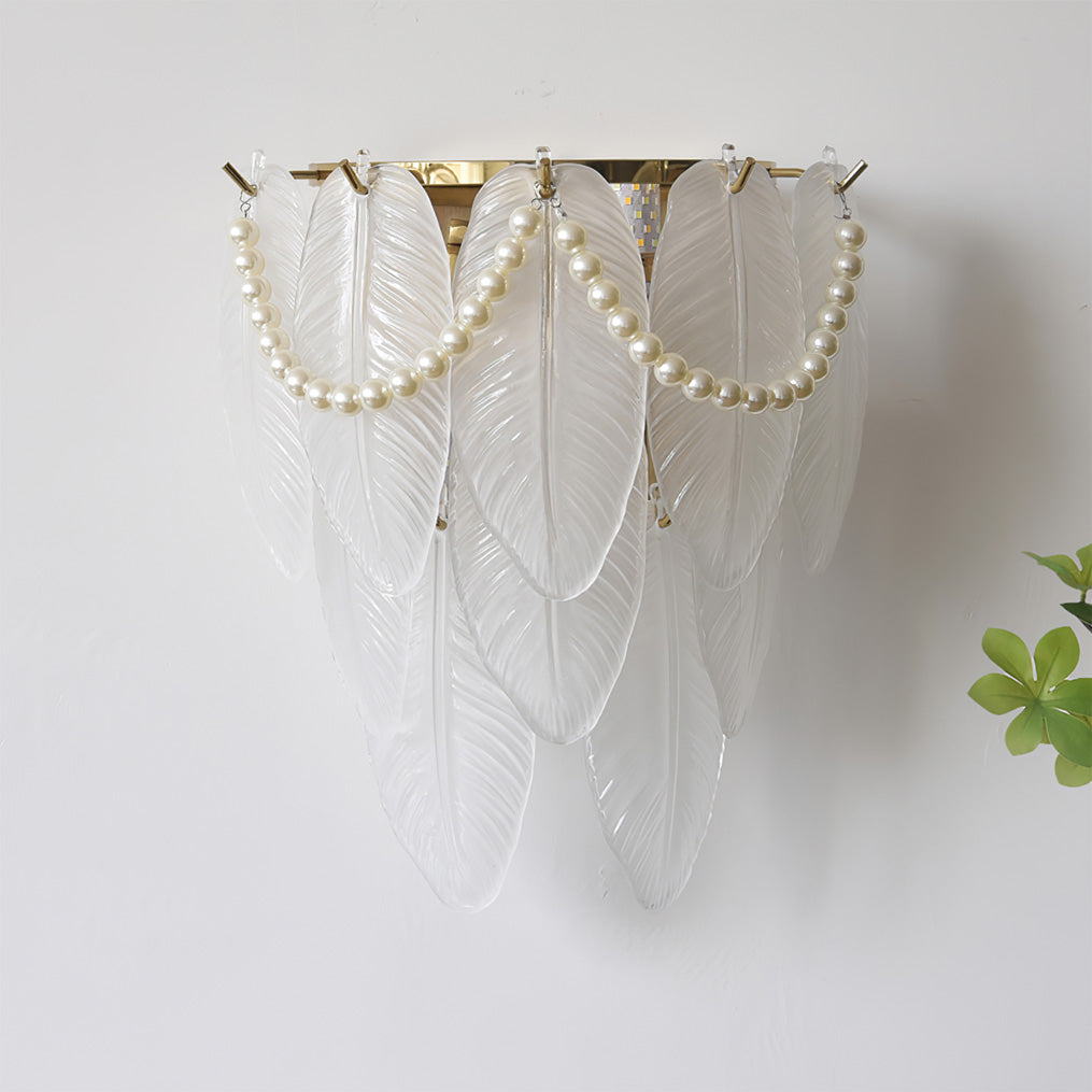 WINDSOR PLUME ILLUMINATED SCONCE