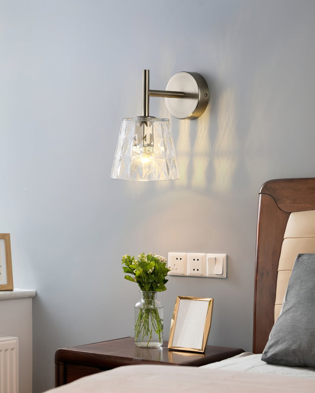 Winthrop Crystal Prism Wall Sconce
