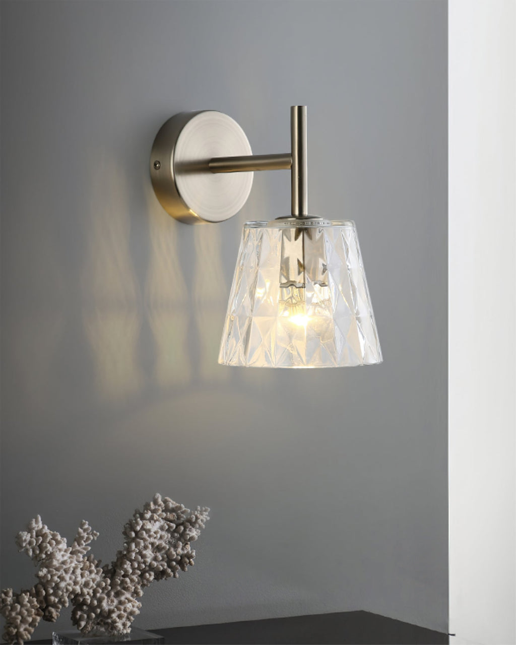 Winthrop Crystal Prism Wall Sconce