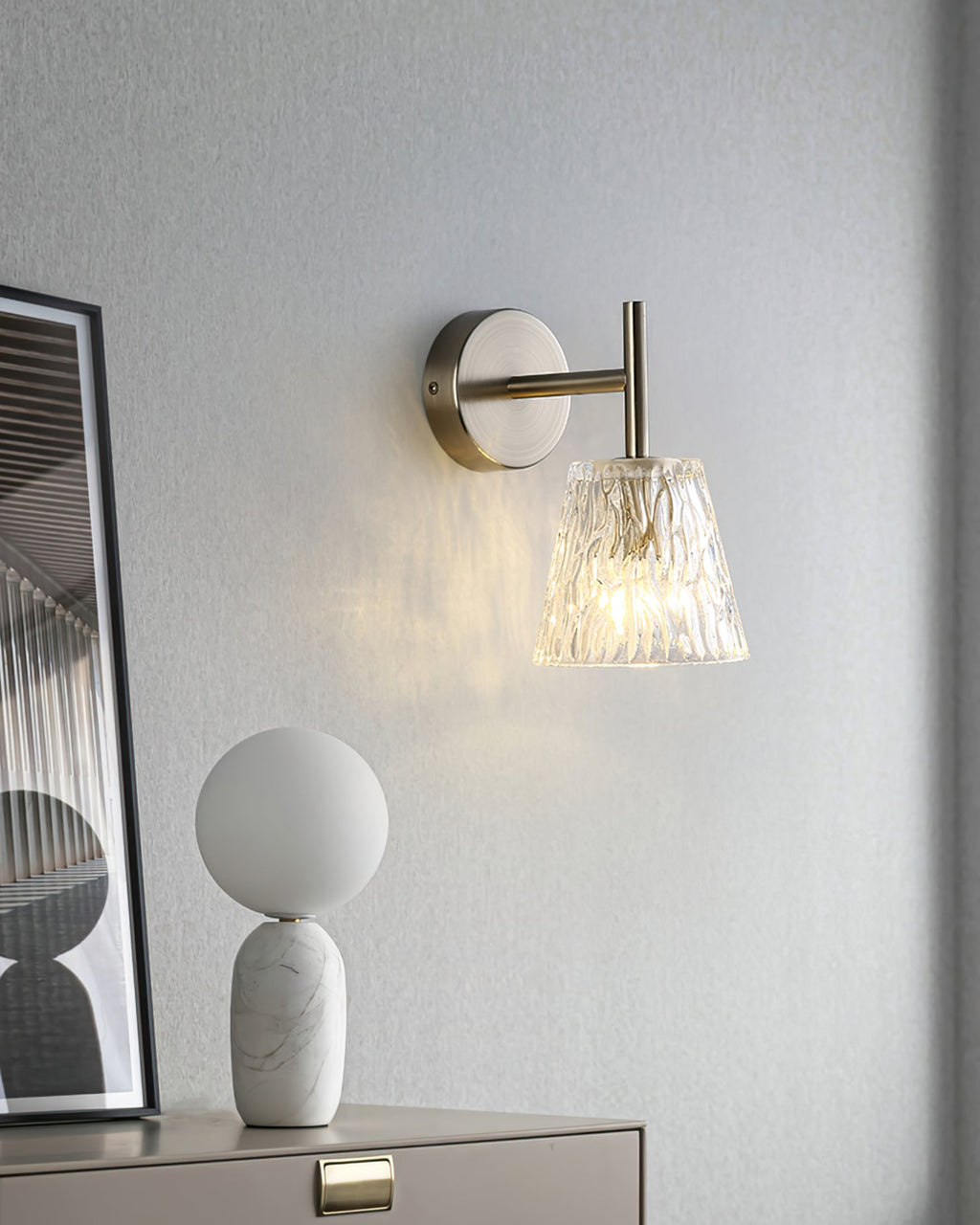 Winthrop Crystal Prism Wall Sconce
