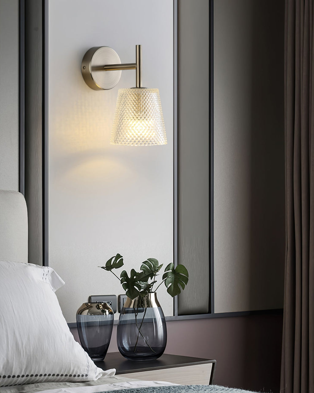 Winthrop Crystal Prism Wall Sconce