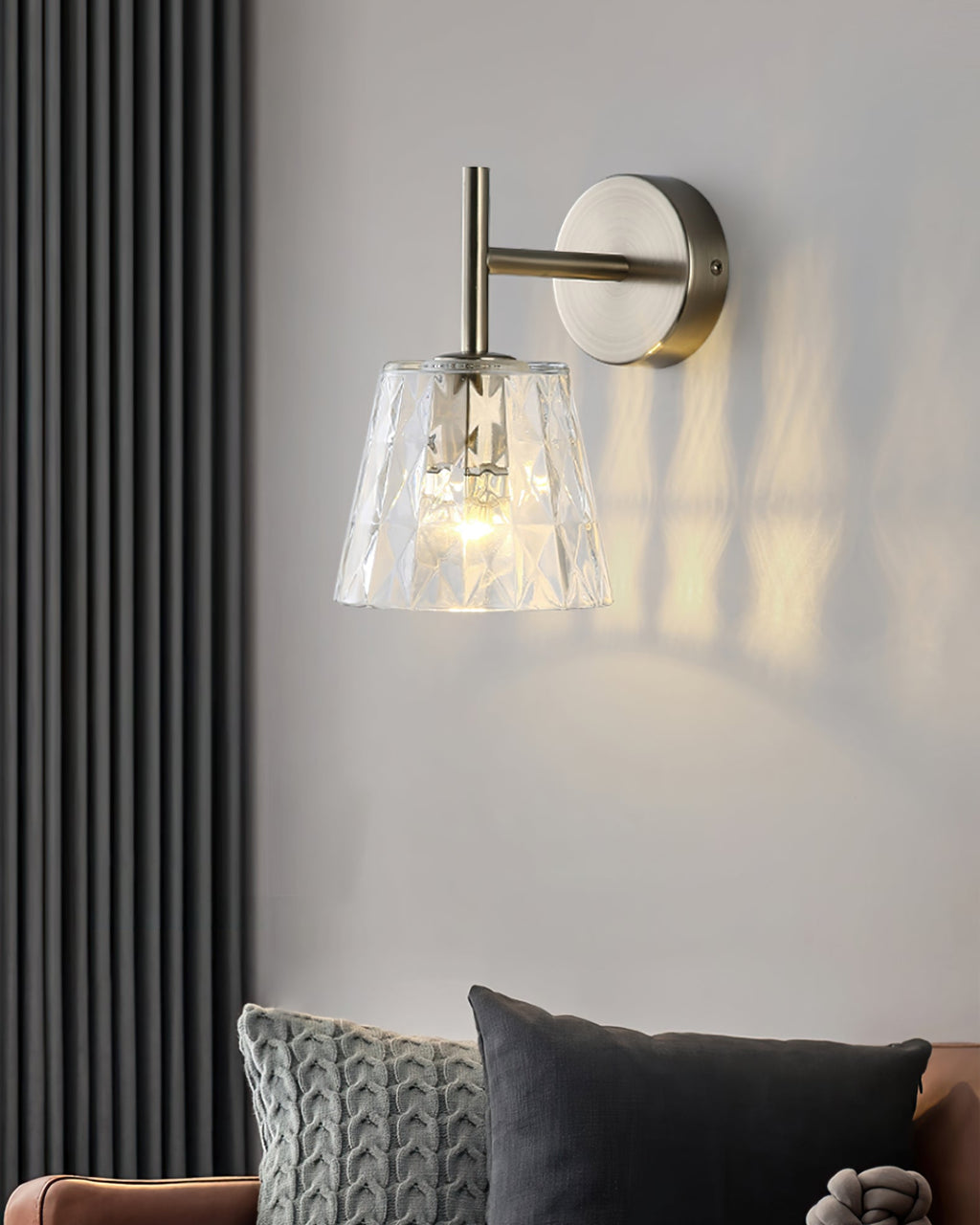 Winthrop Crystal Prism Wall Sconce