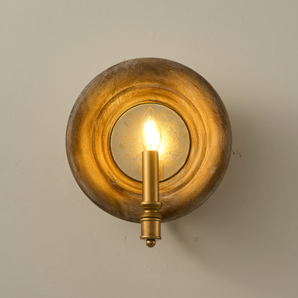 RAVENSCROFT TAPERED BRASS WALL SCONCE