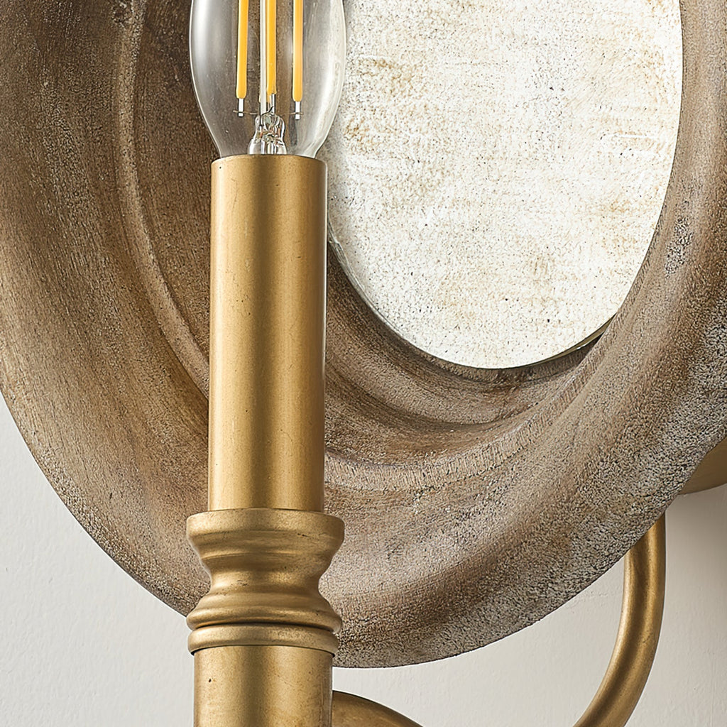 RAVENSCROFT TAPERED BRASS WALL SCONCE