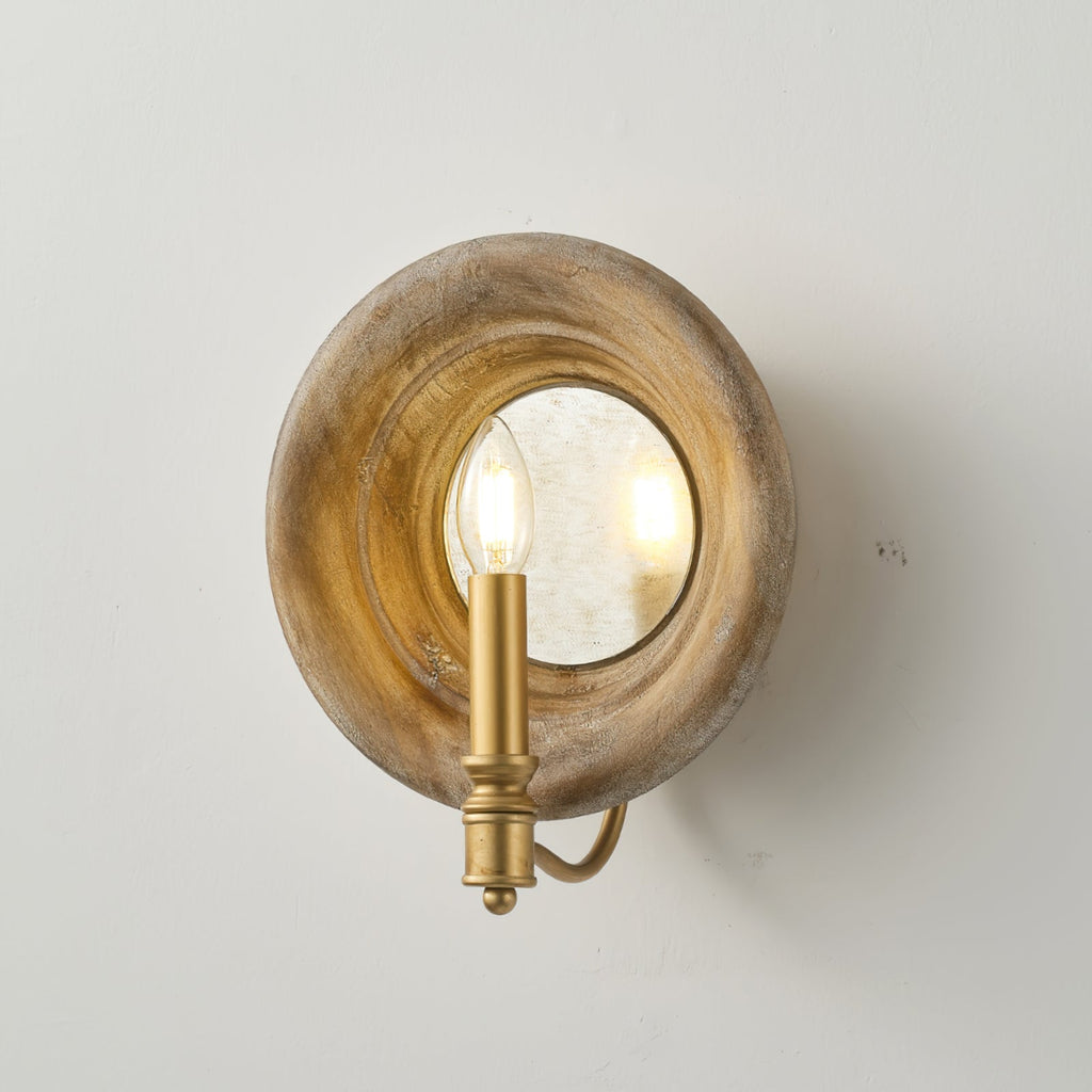 RAVENSCROFT TAPERED BRASS WALL SCONCE