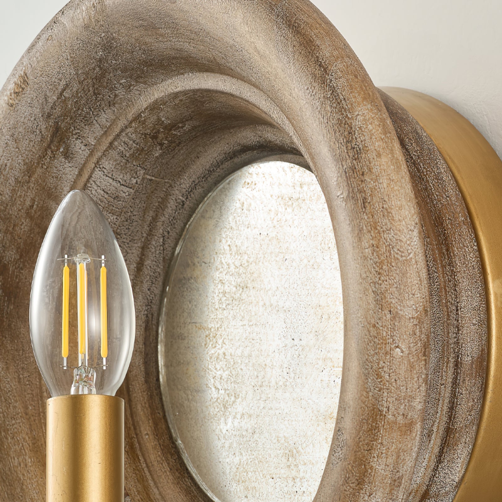 RAVENSCROFT TAPERED BRASS WALL SCONCE