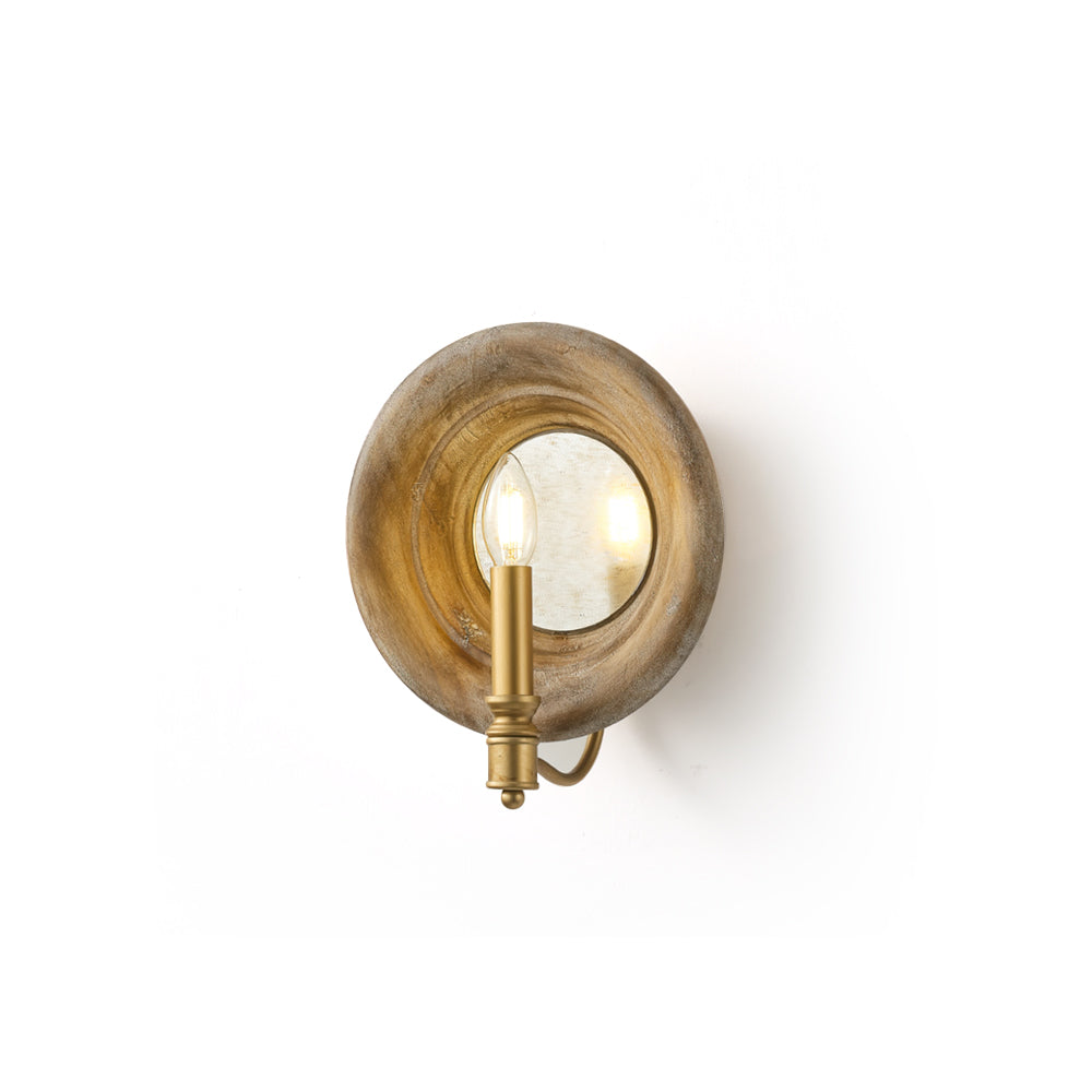 RAVENSCROFT TAPERED BRASS WALL SCONCE