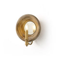 RAVENSCROFT TAPERED BRASS WALL SCONCE