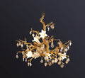 VERITY BLOOMING CRYSTAL CANDELABRA