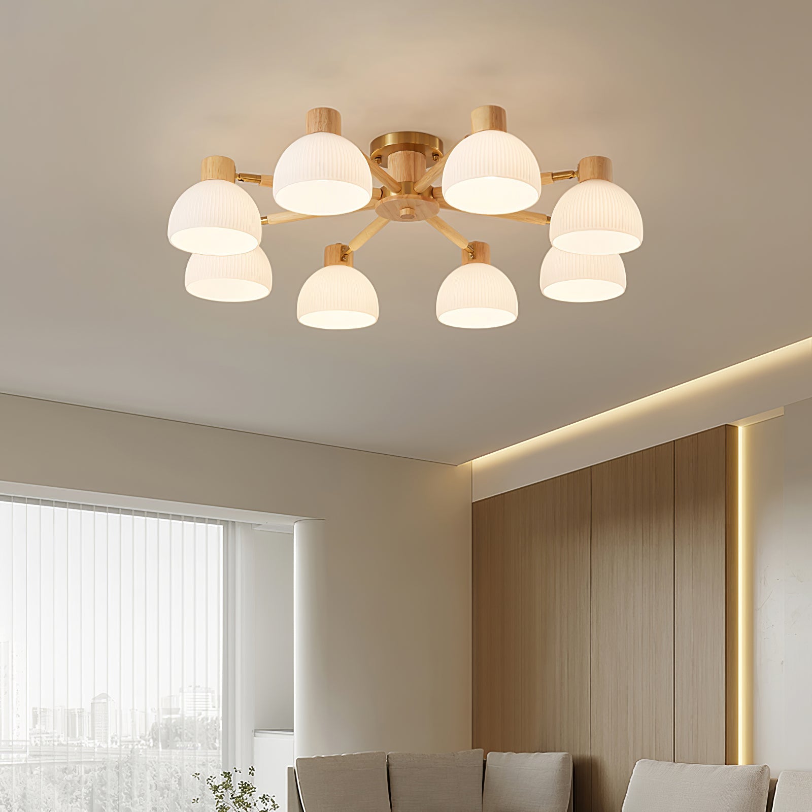 WINTHROP VINTAGE FLARE CEILING LANTERN