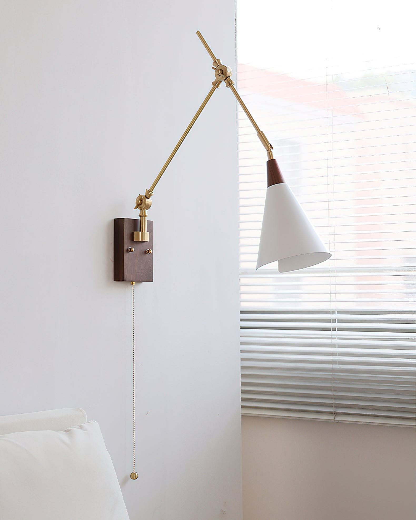 RAVENHALL ADJUSTABLE ARM WALL LIGHT
