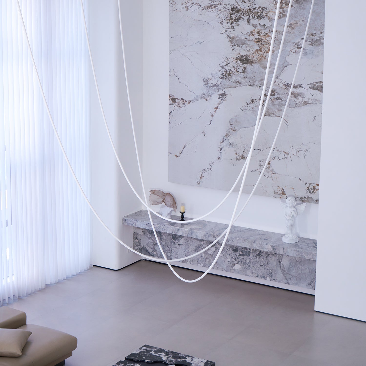 WINTHROP MODERN RIBBON LED HANGING LIGHT