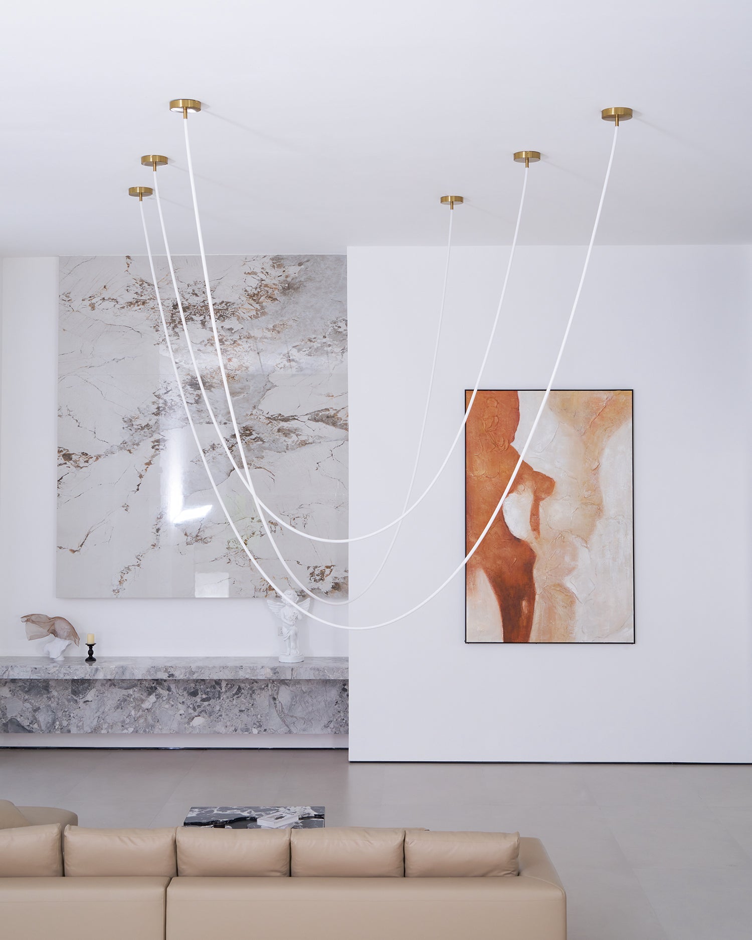 WINTHROP MODERN RIBBON LED HANGING LIGHT