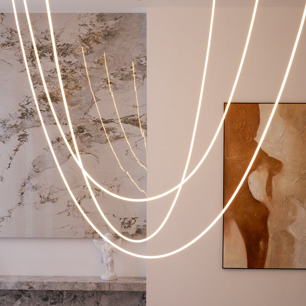 WINTHROP MODERN RIBBON LED HANGING LIGHT