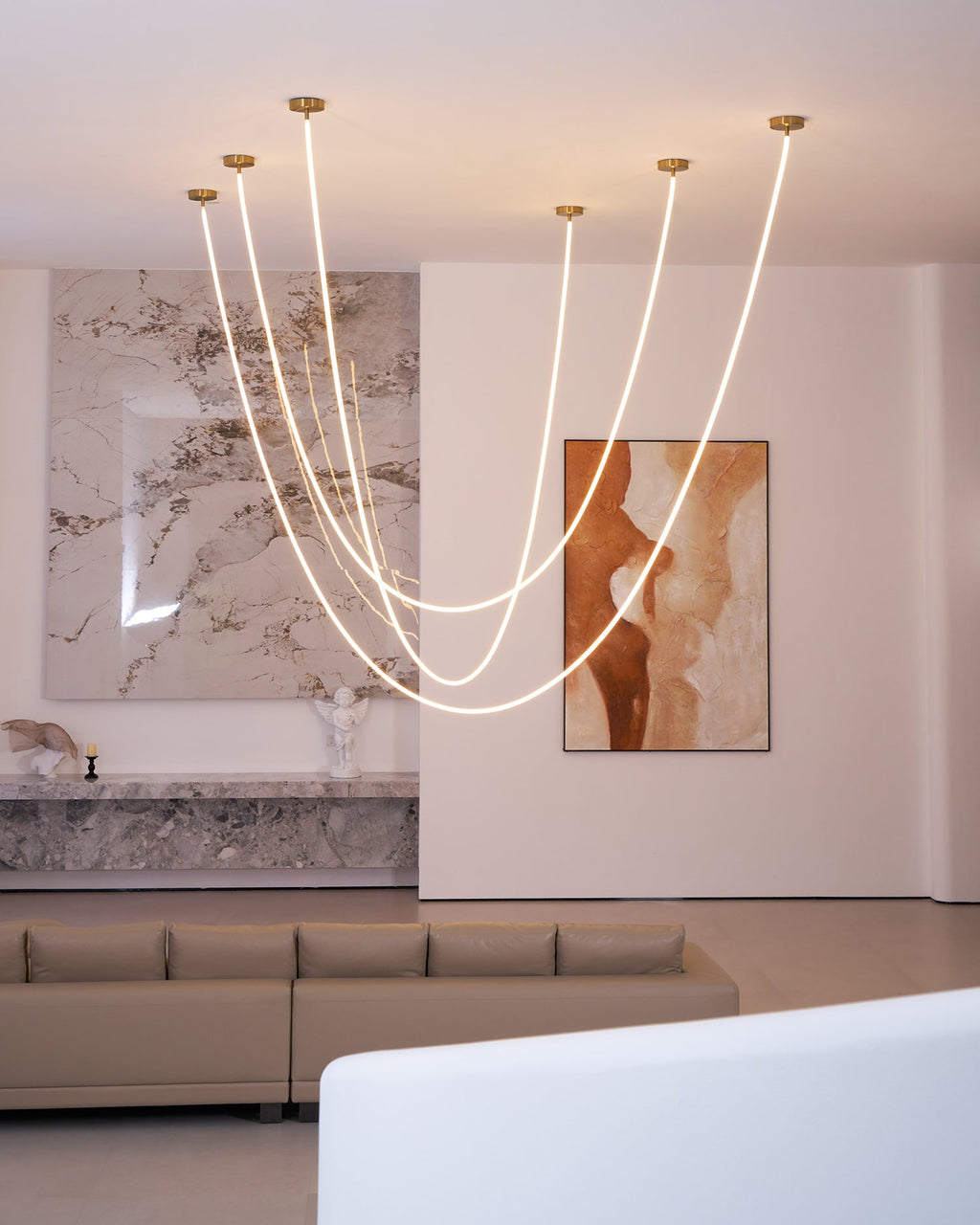WINTHROP MODERN RIBBON LED HANGING LIGHT