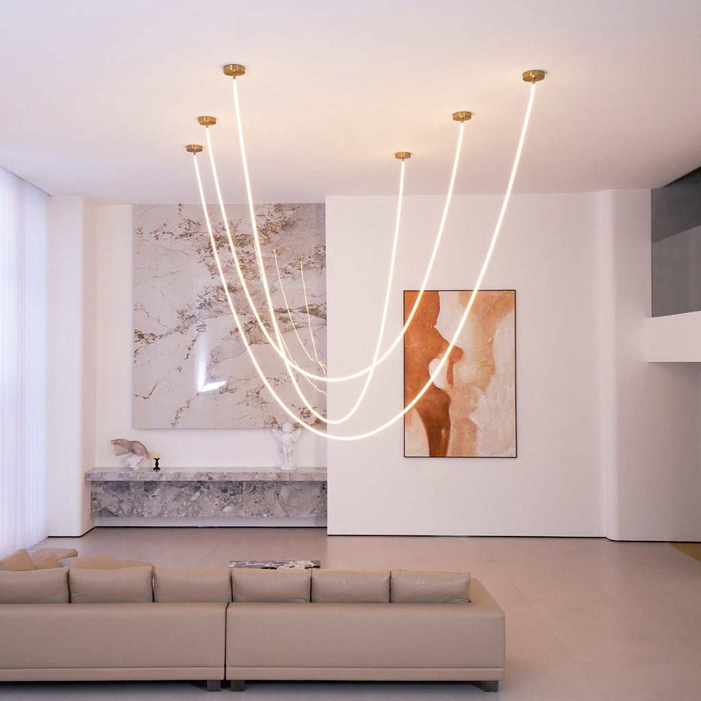 WINTHROP MODERN RIBBON LED HANGING LIGHT