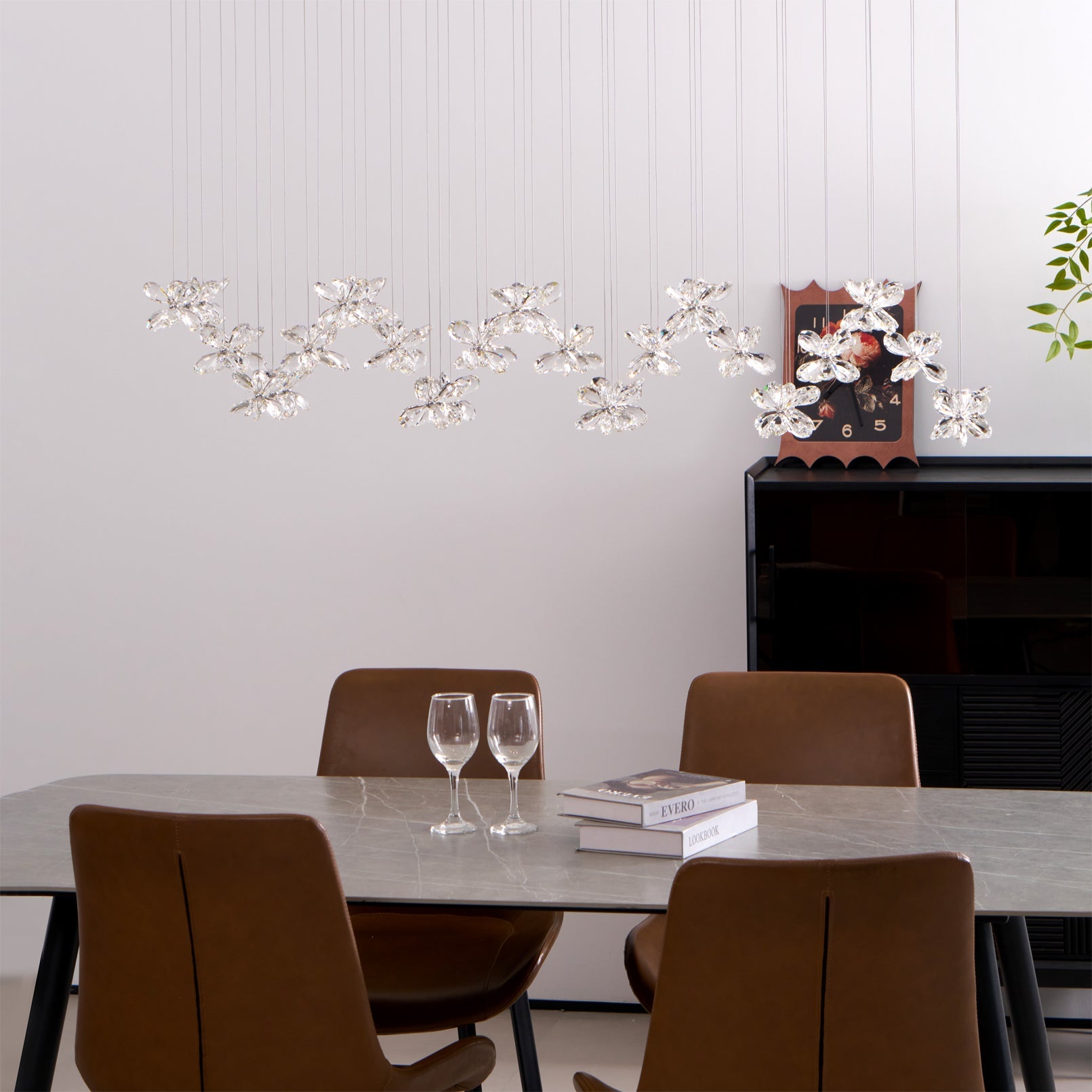HEATHCLIFF AERIAL BUTTERFLY LIGHTING INSTALLATION