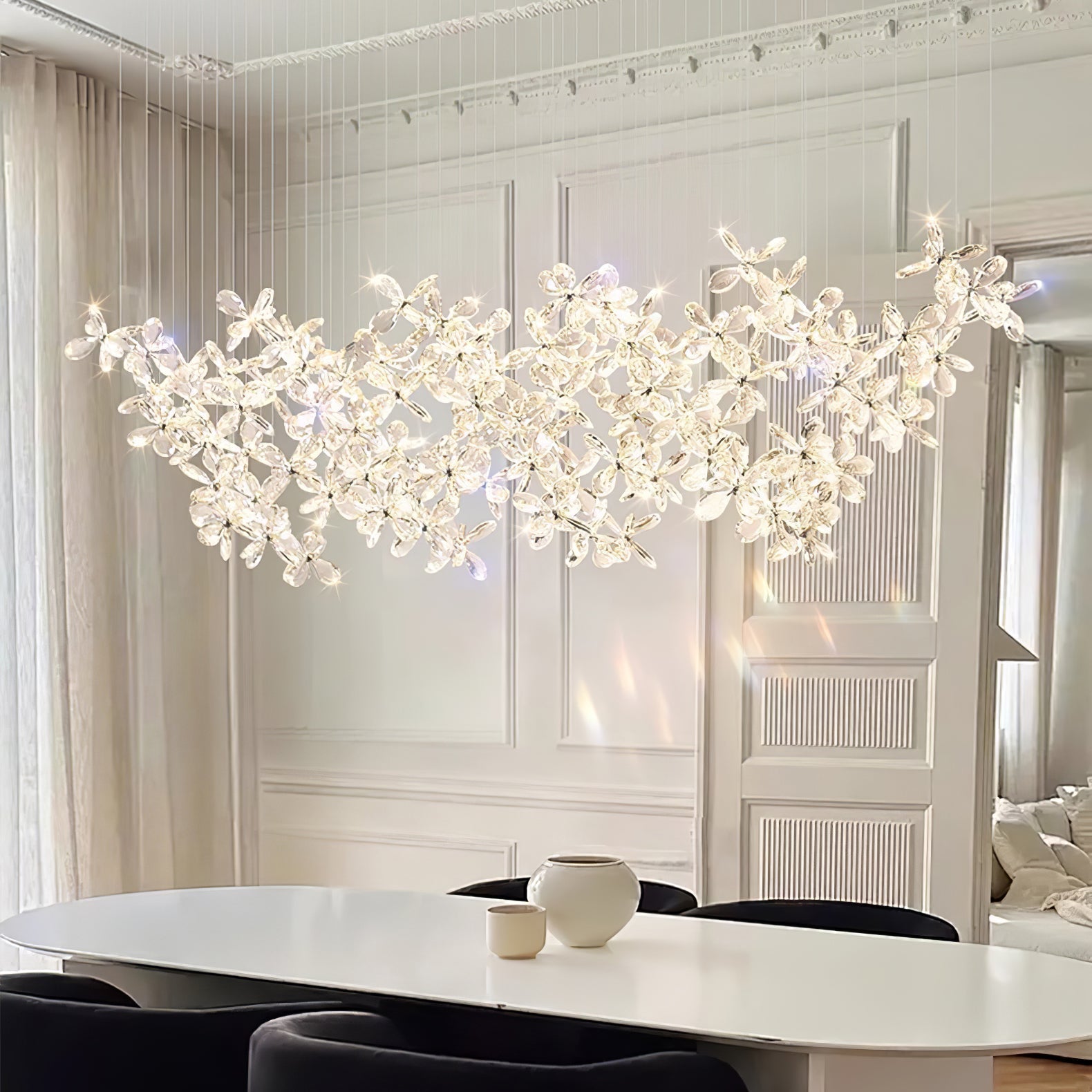 HEATHCLIFF AERIAL BUTTERFLY LIGHTING INSTALLATION