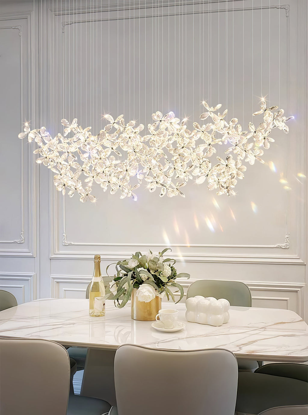 HEATHCLIFF AERIAL BUTTERFLY LIGHTING INSTALLATION