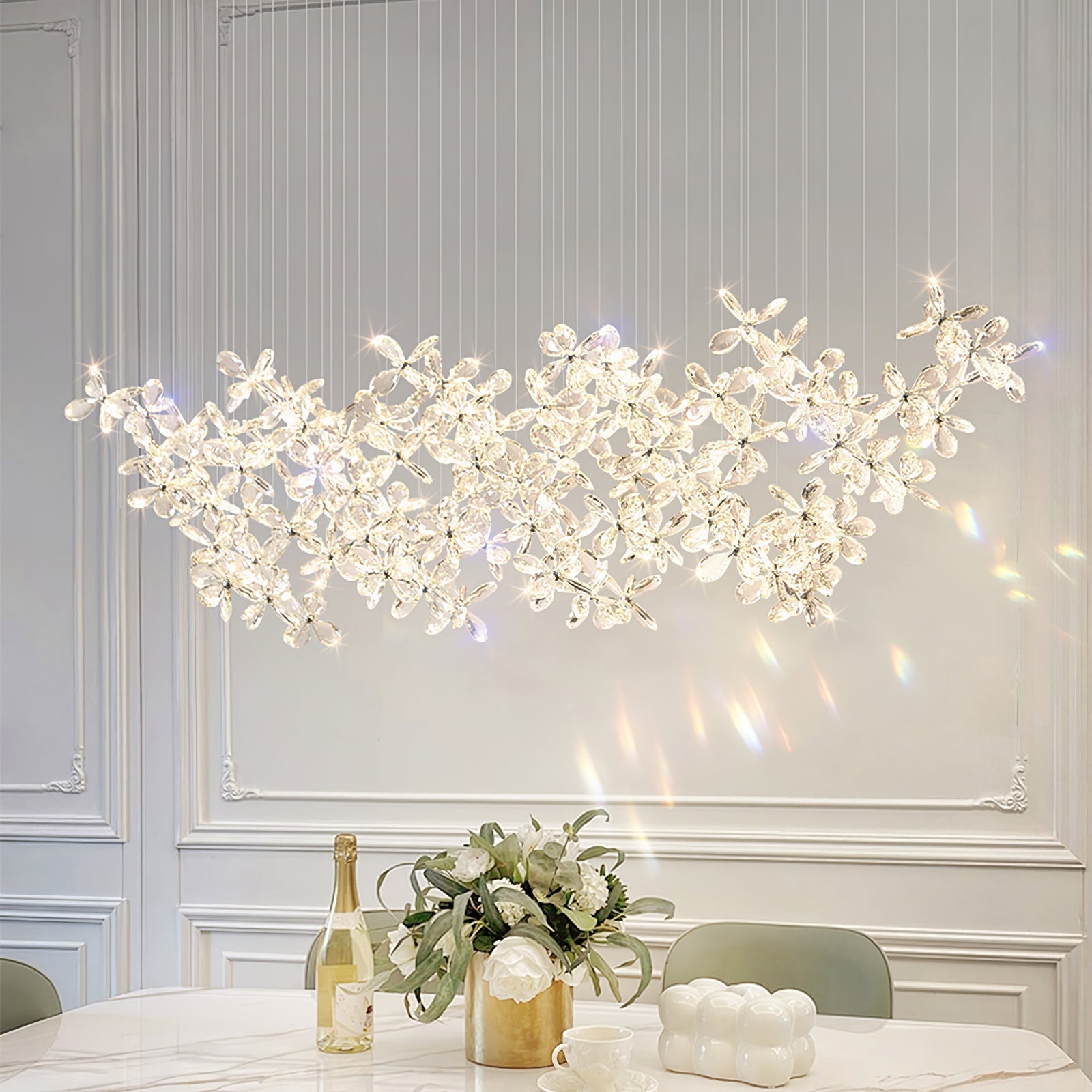 HEATHCLIFF AERIAL BUTTERFLY LIGHTING INSTALLATION
