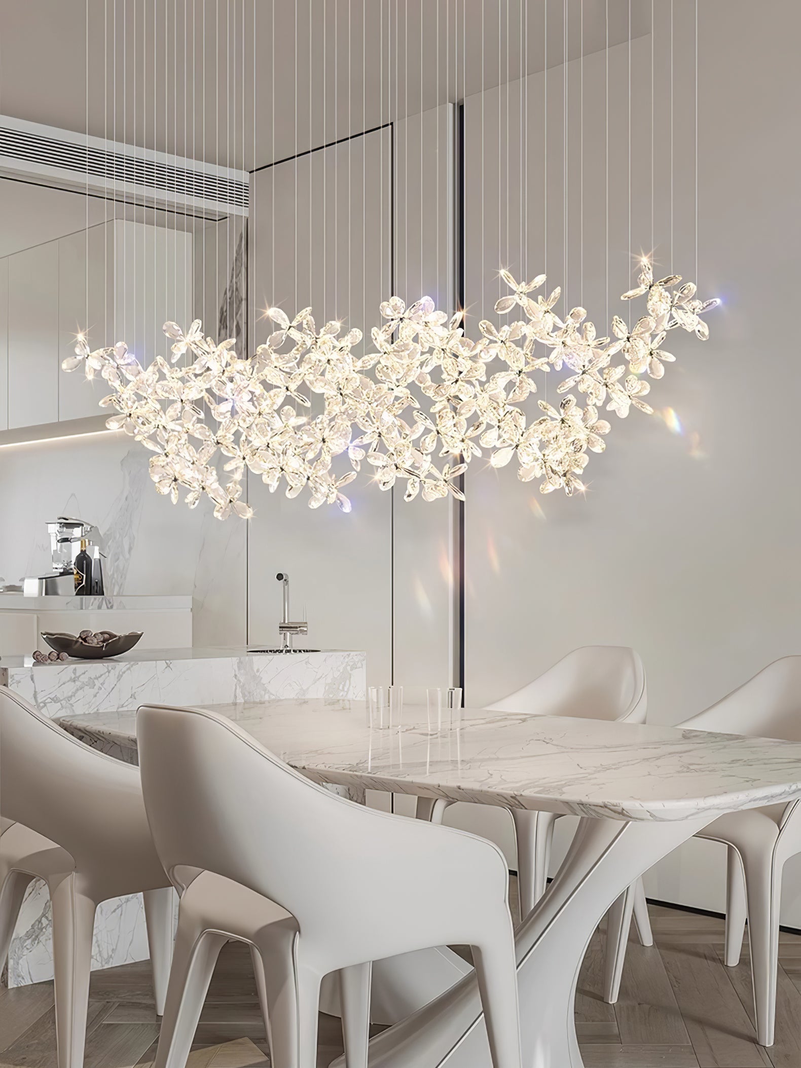 HEATHCLIFF AERIAL BUTTERFLY LIGHTING INSTALLATION