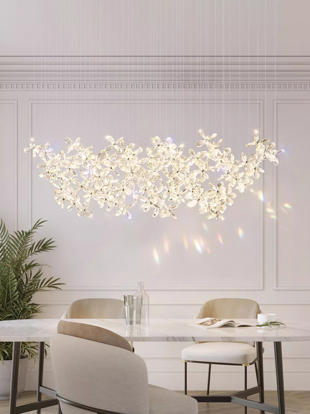 HEATHCLIFF AERIAL BUTTERFLY LIGHTING INSTALLATION