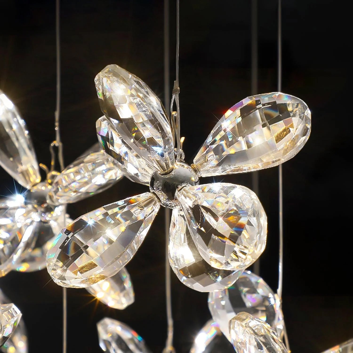 HEATHCLIFF AERIAL BUTTERFLY LIGHTING INSTALLATION