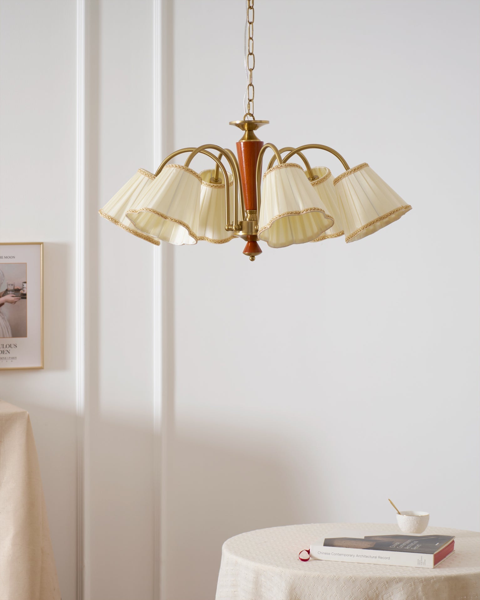 RAVENNA TEXTILE DRAPED LUMINAIRE