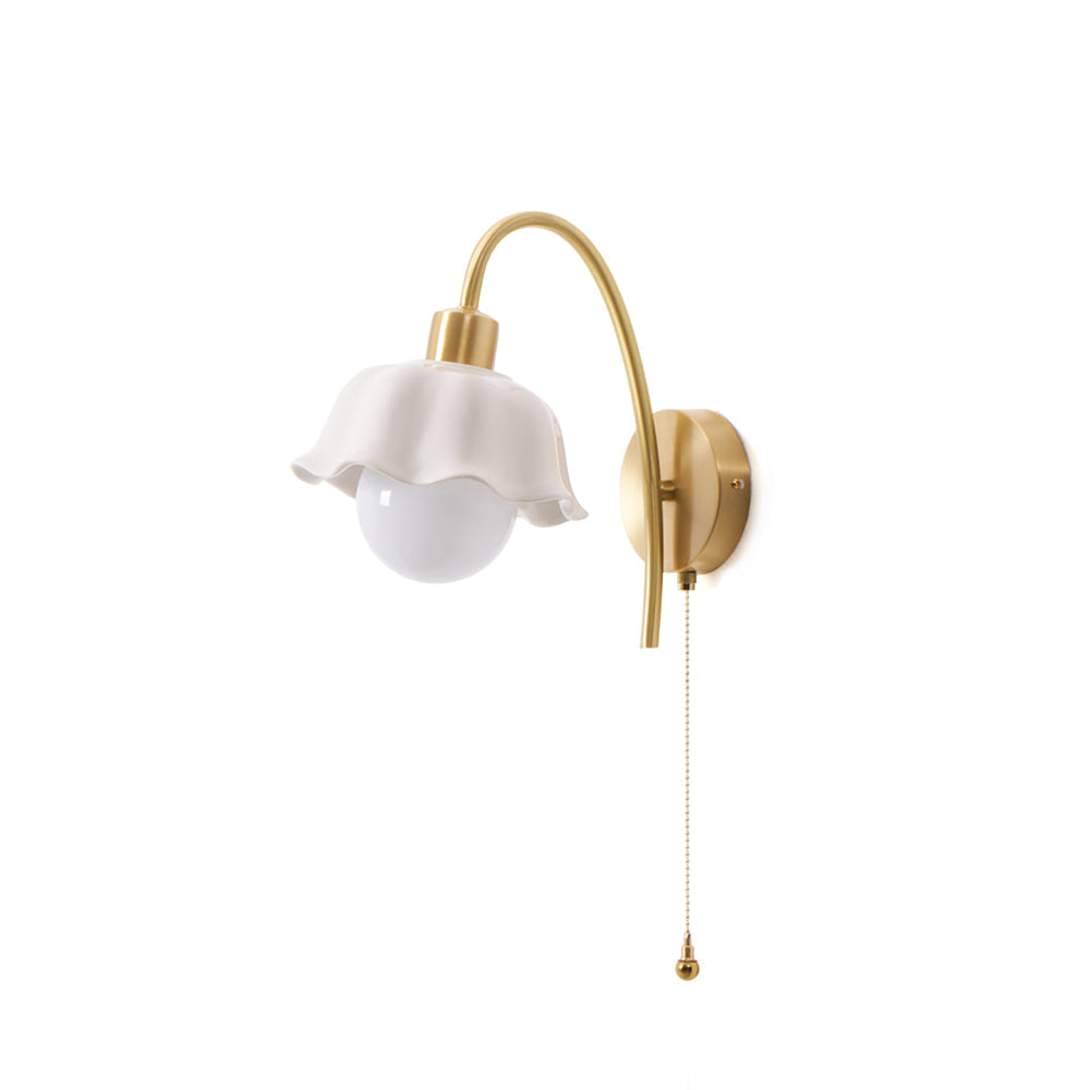 THISTLE BLOOM CERAMIC WALL SCONCE