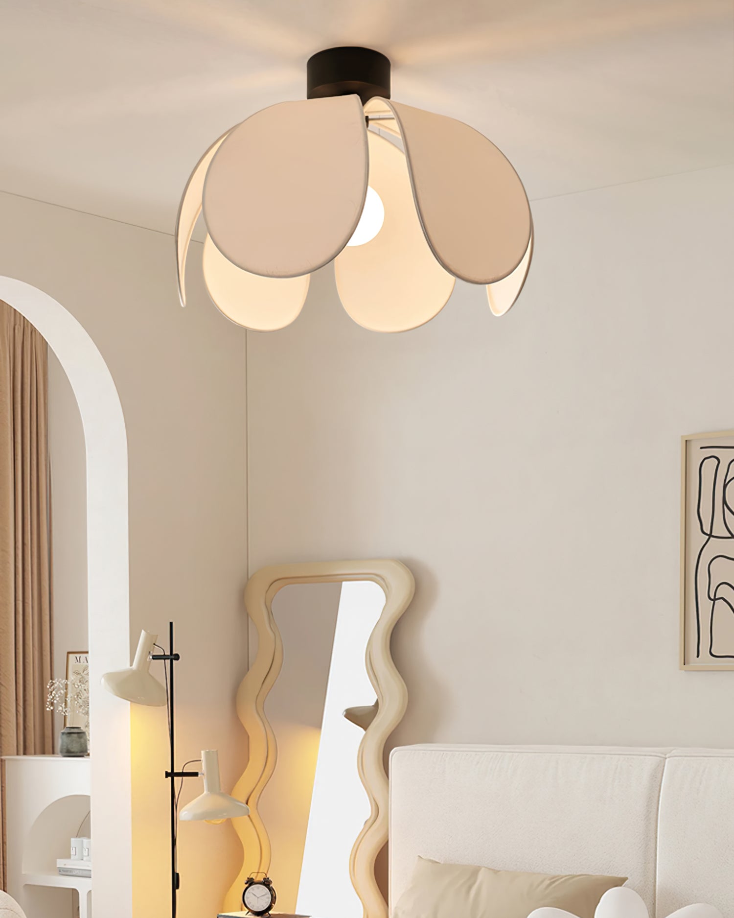 WINTERBOURNE PETAL DRAPED CEILING LANTERN
