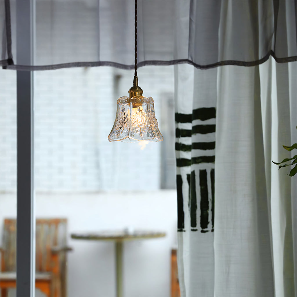 FLORENCE PETAL CRYSTAL HANGING LAMP