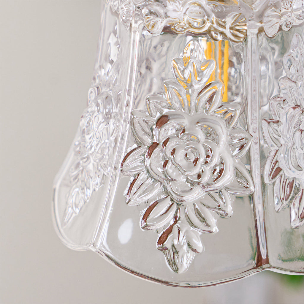 FLORENCE PETAL CRYSTAL HANGING LAMP