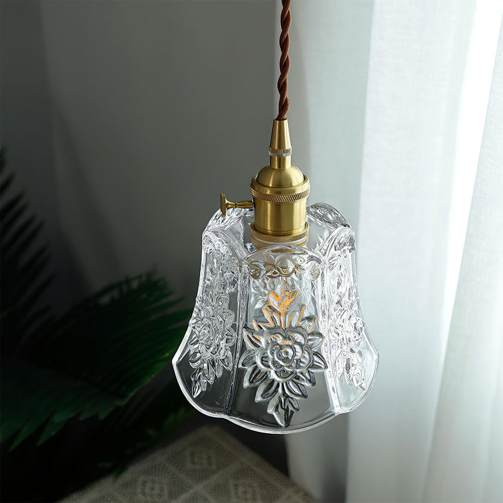 FLORENCE PETAL CRYSTAL HANGING LAMP