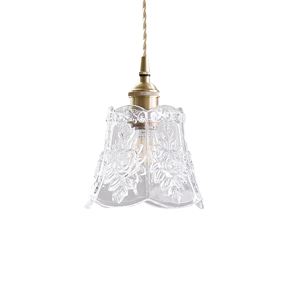 FLORENCE PETAL CRYSTAL HANGING LAMP