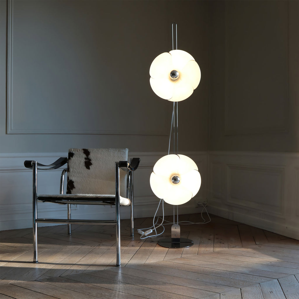 VERDANT BLOOM SILVER LAMP