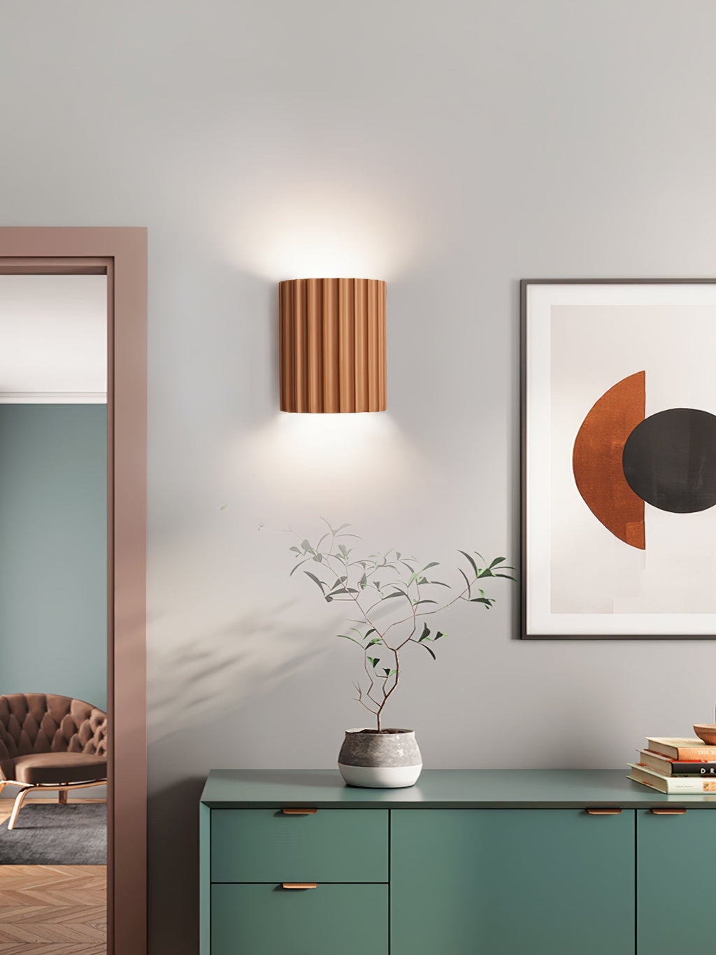 CARLETON FLUTED RESIN ILLUMINATOR