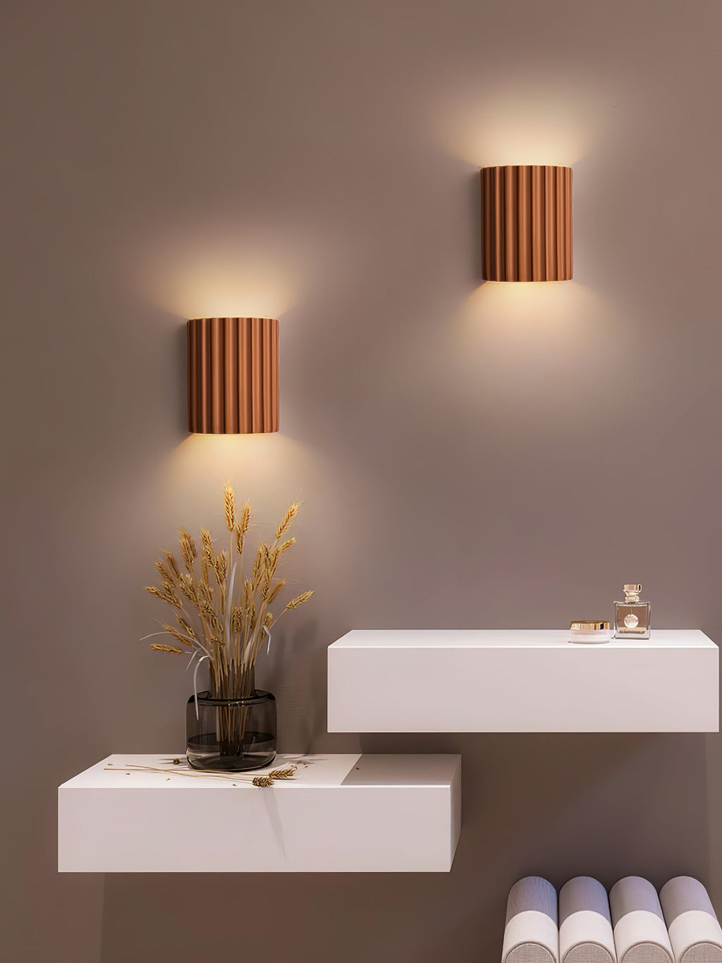 CARLETON FLUTED RESIN ILLUMINATOR