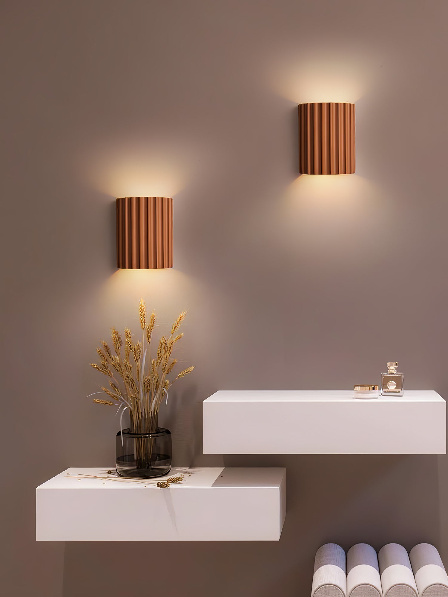CARLETON FLUTED RESIN ILLUMINATOR