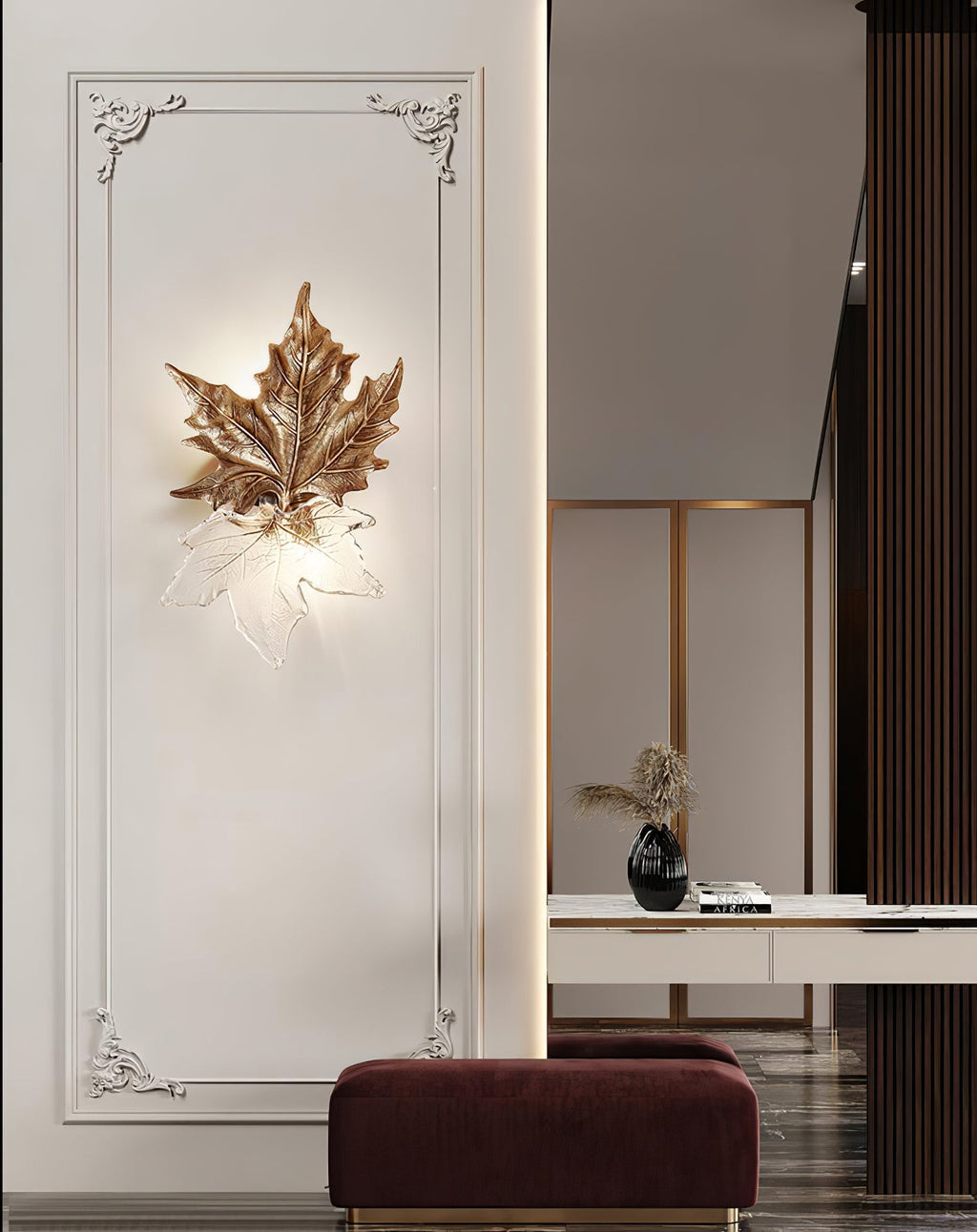 VERDANT FOLIAGE ILLUMINATION WALL SCONCE