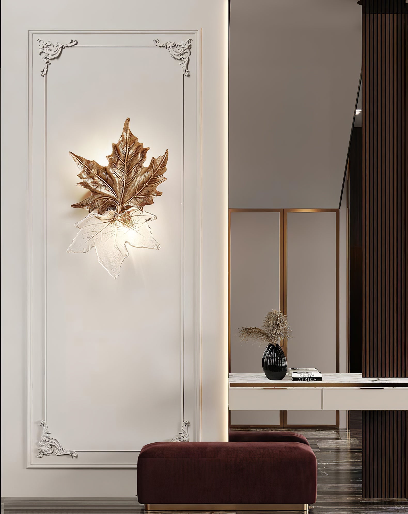 VERDANT FOLIAGE ILLUMINATION WALL SCONCE