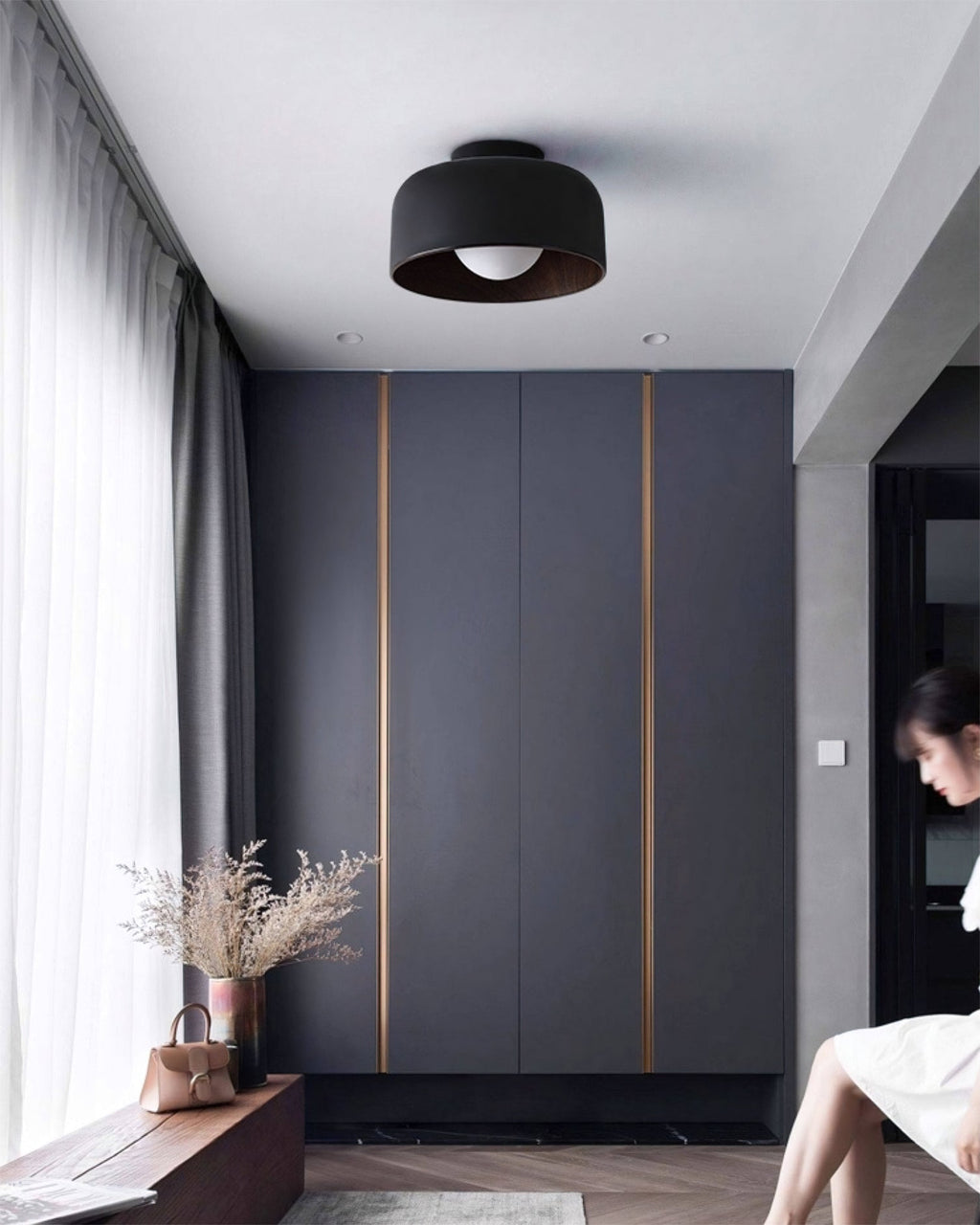 RAVENSHILL ARTISANAL DRUM CEILING LANTERN